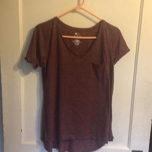 Maurice’s 24/7 burgundy tee sz L never worn!